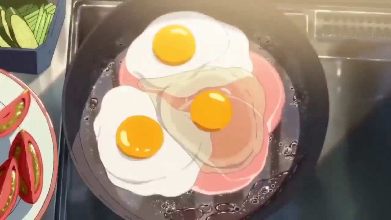 Anime Relaxing Cooking Scene - YouTube