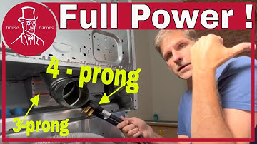 How to Install an Electric Dryer | Hook Up 4 Prong Cord to GE Stacked Laundry Centers