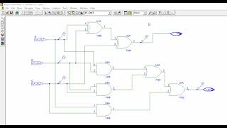 Pspice| fulladder   using Digital  IC