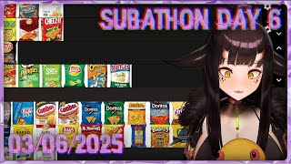 ASMR + Tier lists! - SUBATHON DAY 6! | 03/06/25 VoD