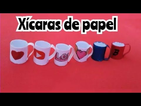 COMO FAZER XCARA DE PAPEL PARA BARBIE