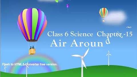 CBSE Standard 6 chapter 15 Air Around us part 1 Learning Outcome
