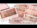 Clio NEW Pro Eye Palette N0.9 BOTANIC MAUVE all color swatch + All 9 Palettes recommendation