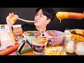 MUKBANG | 편의점 FLEX 먹방 꿀조합 KOREAN CONVENIENCE STORE FOOD ASMR EATING SOUNDS