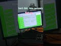 Hard disk, data recovery set up #data recovery #HardDisk #YouTubeShorts #shorts