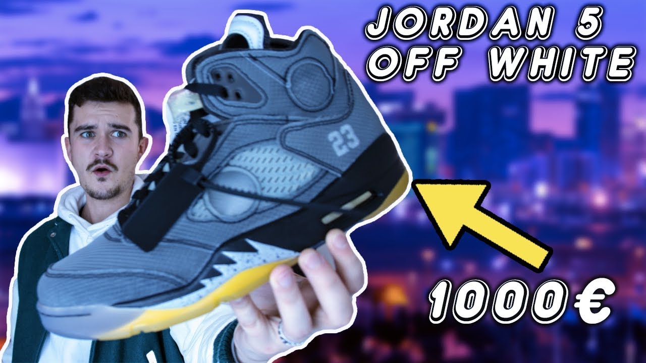 jordan 5 off white unboxing
