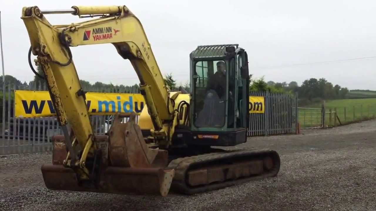2007 YANMAR VIO75 7.5 TON EXCAVATOR C/W 3 BUCKETS YouTube