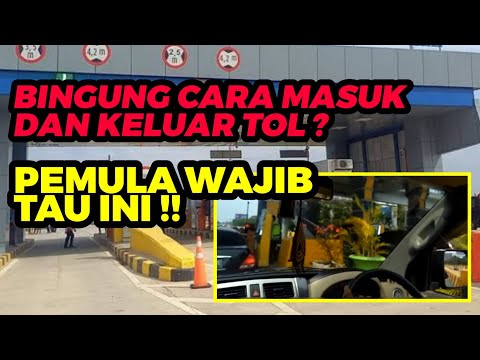 HOW TO ENTER AND EXIT A TOLL ROAD FOR BEGINNERS | driving on a toll road
