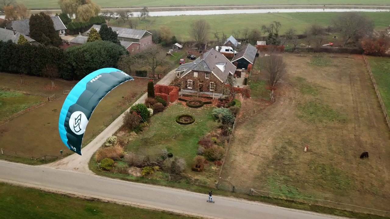 Flysurfer PEAK 4 longboard roadtest