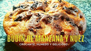 BUDÍN DE MANZANA Y NUEZ