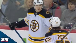 Details Fraser Minten Spins And Buries First Goal As A Bruin Update