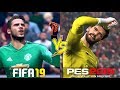 FIFA 19 Vs. PES 2019 | Goalkeeper Realism | Gameplay Comparison