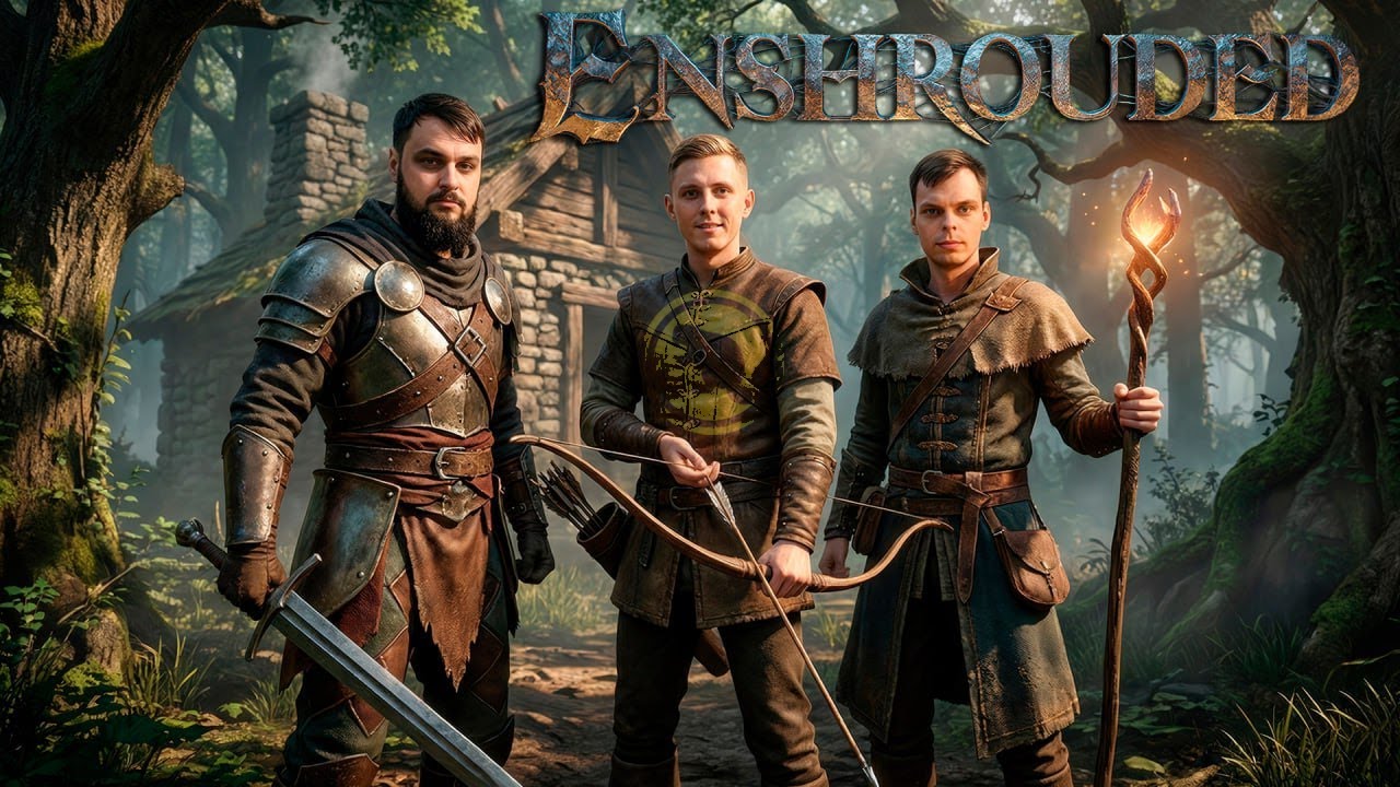 Enshrouded - маг целитесль! Кооп с  