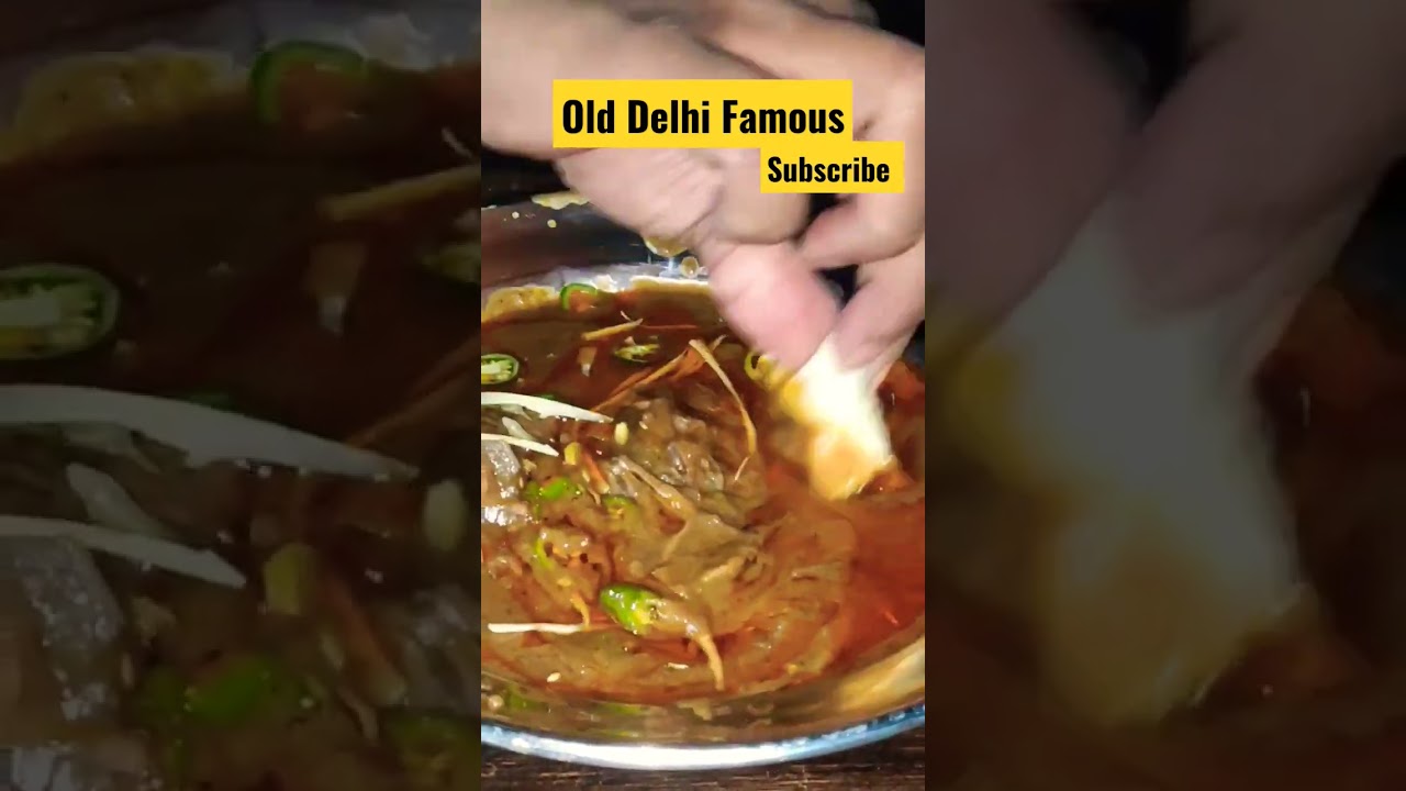 Old Delhi Famous Nihari | Nalli Nihari Delhi 