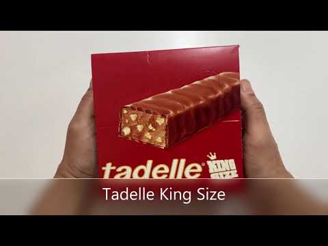 Tadelle King Size Fındık Dolgulu Sütlü Çikolata 52 gr 16 Adet