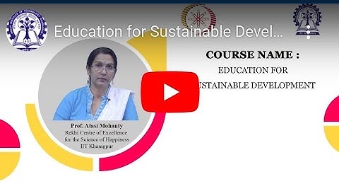 Week 7|Assignment Solution| Education for sustainable development|NPTEL#nptel #swayam#nptelsolution