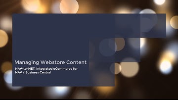 B2B Webstore Content Management for Dynamics 365 Business Central NAV integrated B2B e-commerce