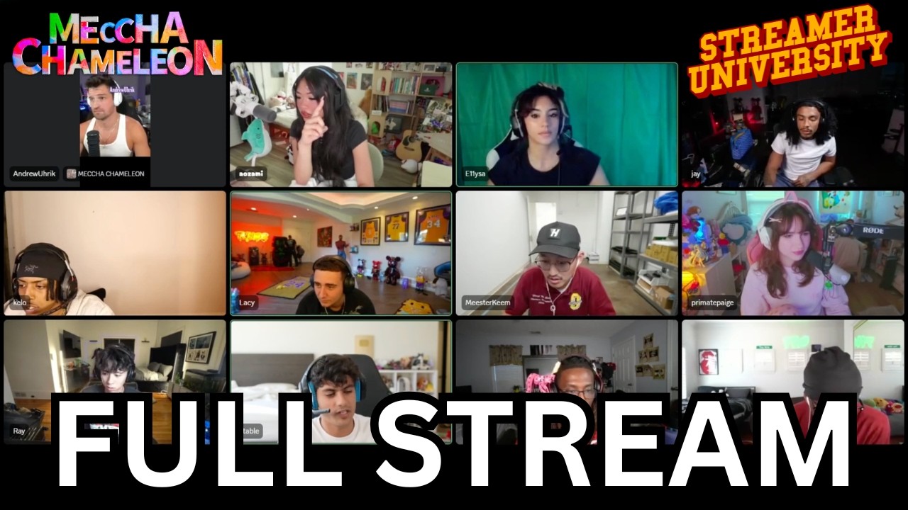 22 JUL - Streamer University Tier List & Meccha Chameleon FULL Stream!