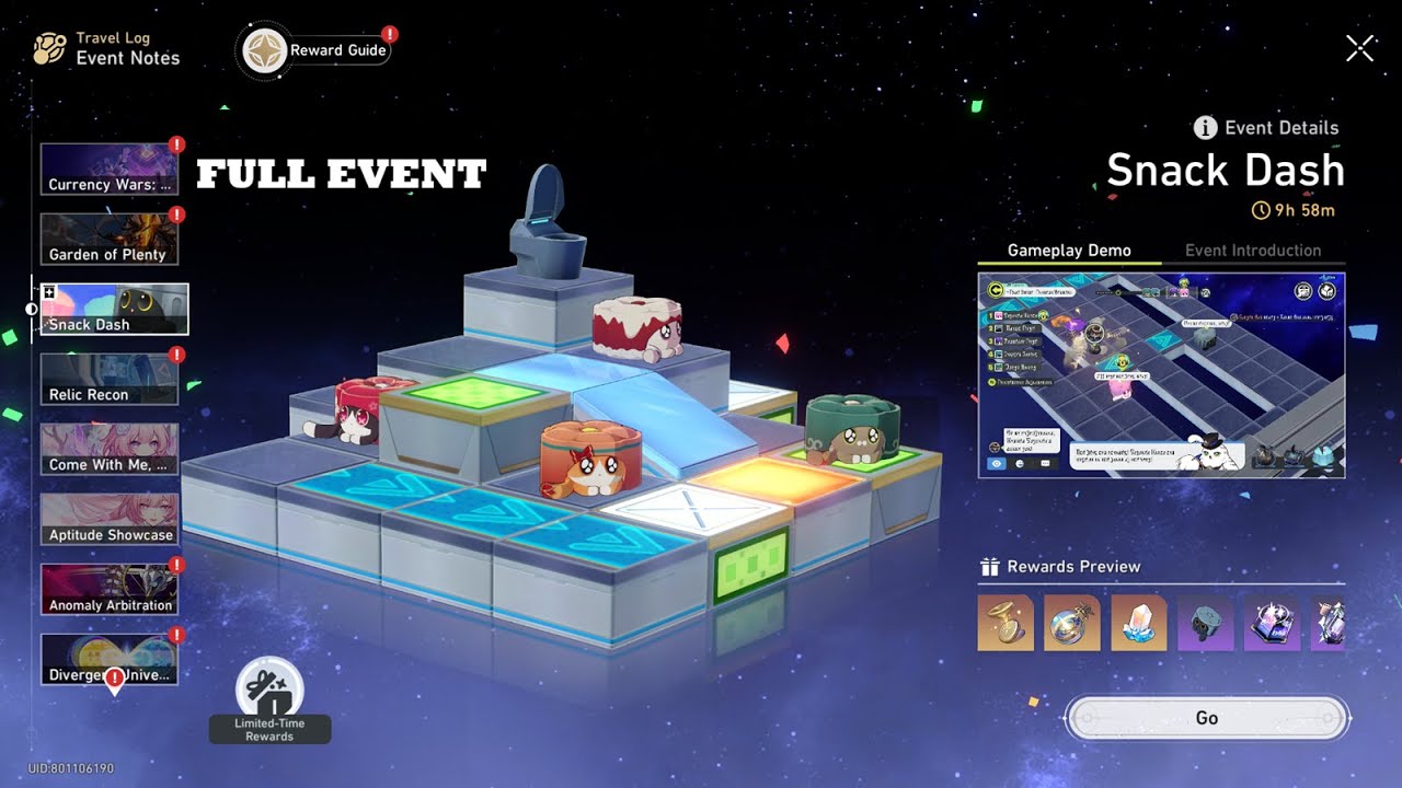 EVENT: Snack Dash - Full Gameplay | [Honkai: Star Rail](V3.7) - YouTube