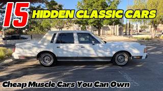 15 Cheap Classic Cars Sitting on Marketplace Right Now