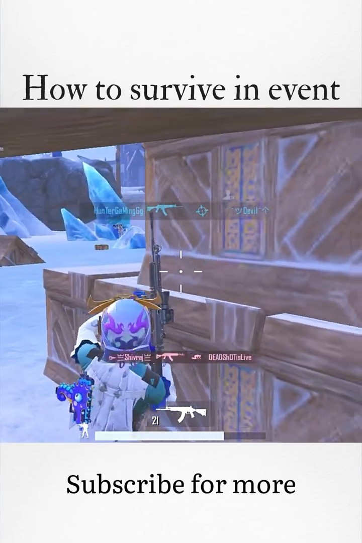 How to survive ?? @HunterGamingGg22 #bgmi