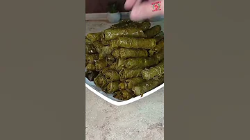 Один из способов приготовления долмы. Как приготовить вкусную долму. Долма из виноградных листьев