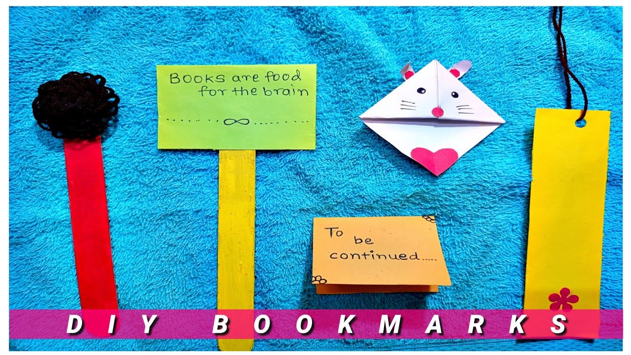 5 DIY bookmark ideas📗