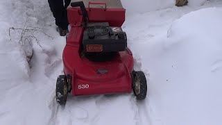 Gasoline Lawnmower Coldstart (-26°C)