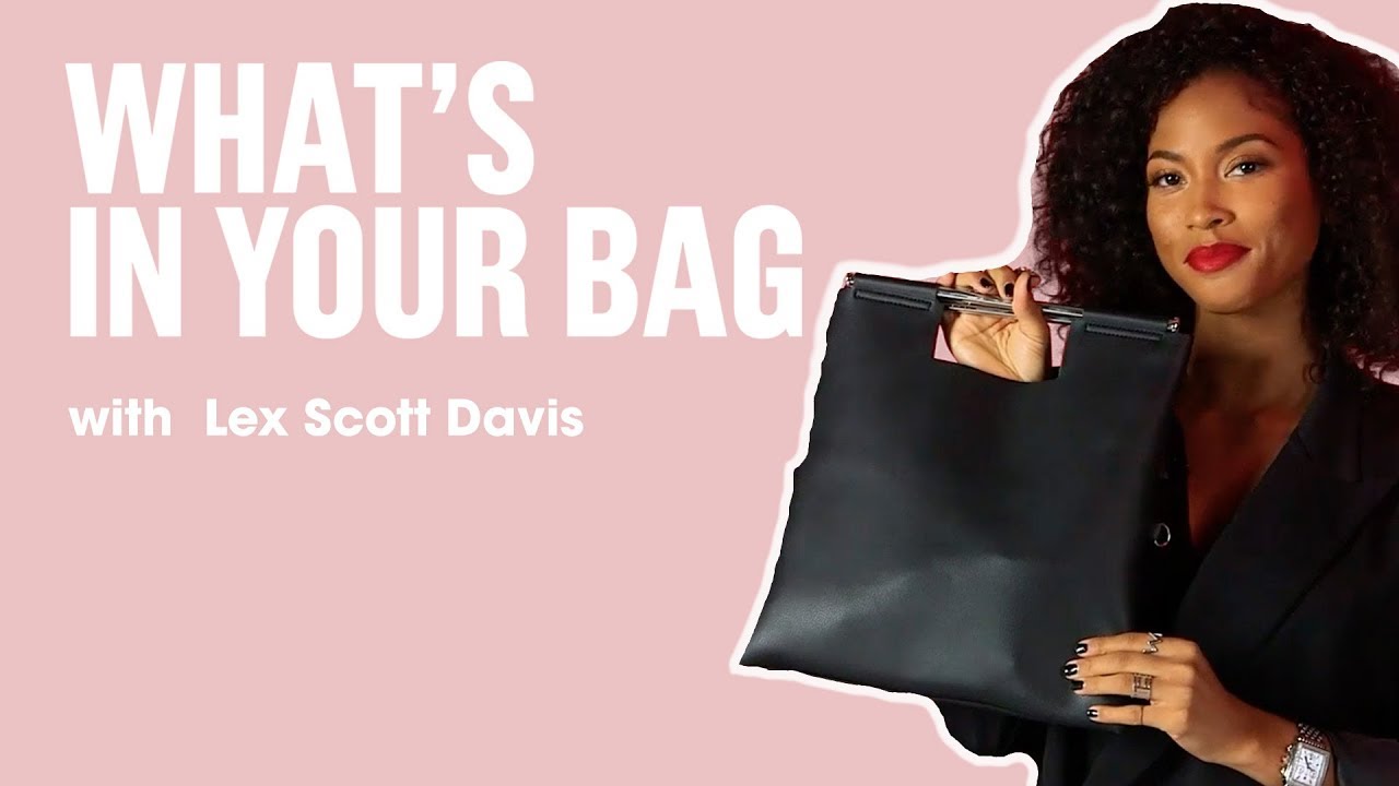 beautycon Lex Scott Davis Shows Us What's In Her Bag | What's In Your Bag