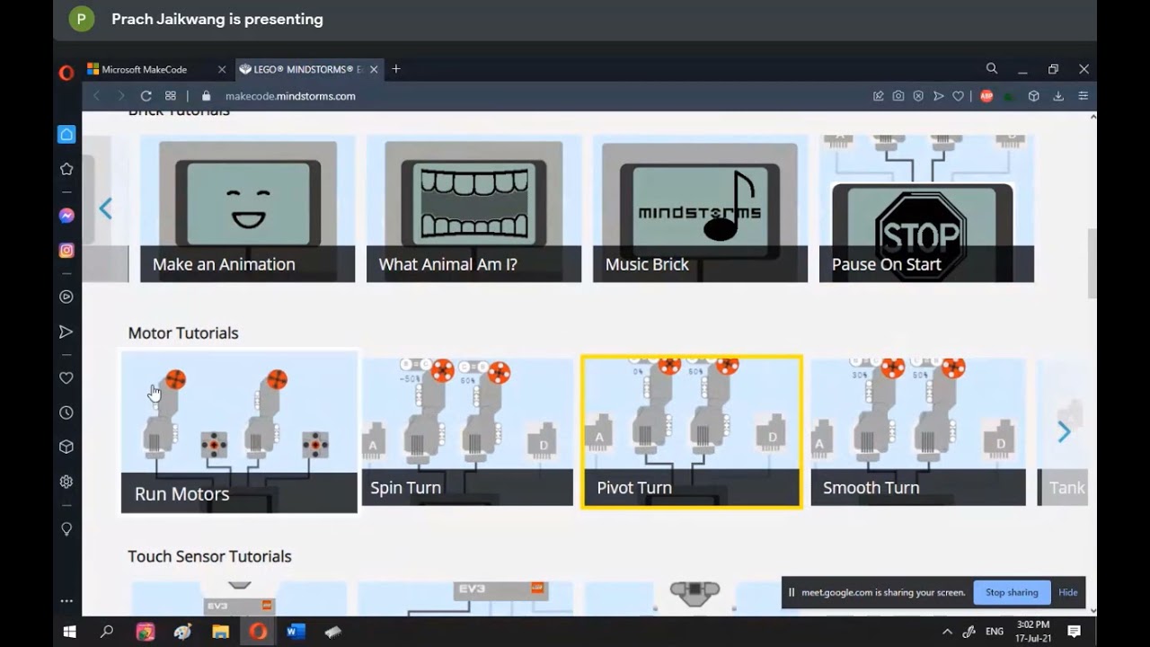 TRE101 หุ่นยนต์เบื้องต้น Lap Tutorials