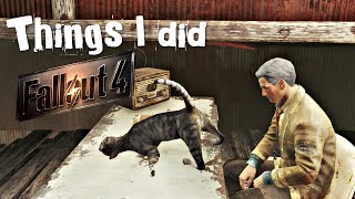 Fallout 4: Things I did to CATS! (Funny Moments)