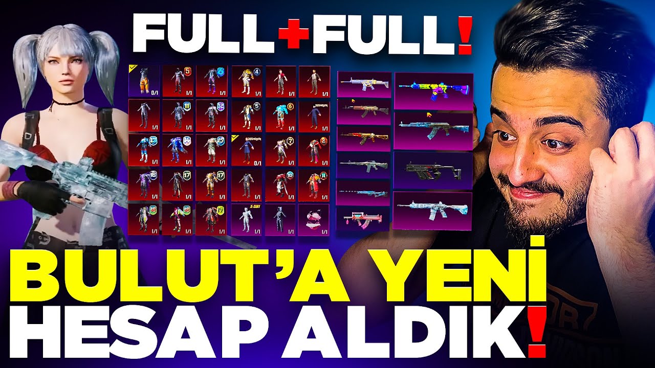 BULUTA BÜYÜK SÜPRİZ! YENİ HESAP ALDIK! DUYGULANDI! PUBG Mobile