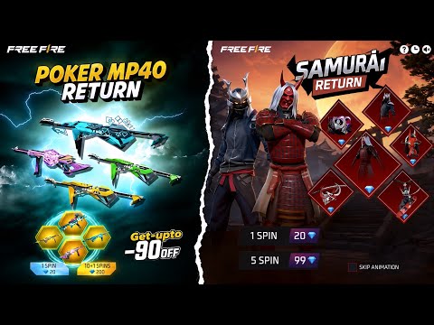 Poker Mp40 Return Confirm Date 2026 🥳💥 | Free Fire Ob54 Update | Ff Upcoming Event | Ff New Event