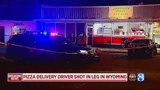 Wyoming pizza delivery driver shot during attempted robbery