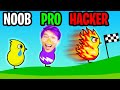 NOOB vs PRO vs HACKER In DUCK LIFE!? (ALL LEVELS!)