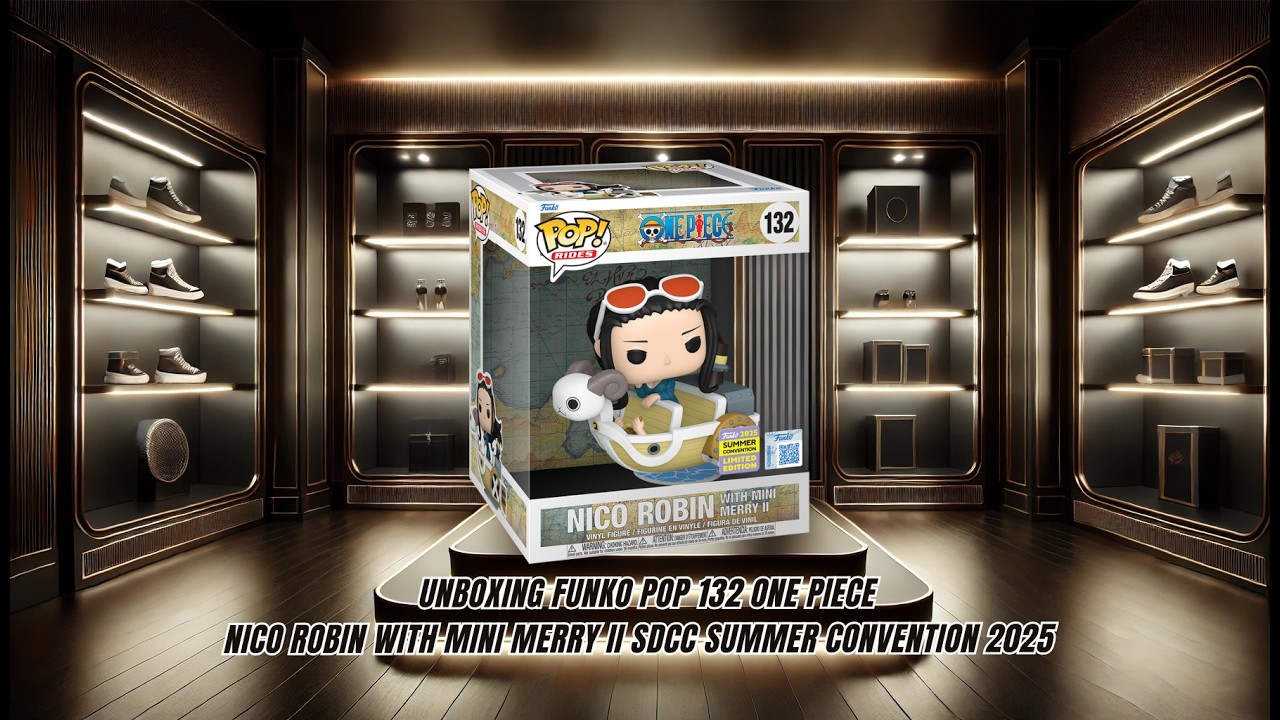 Unboxing Epico Funko Pop 132 One Piece Nico Robin With Mini Merry II SDCC Summer Convention 2025