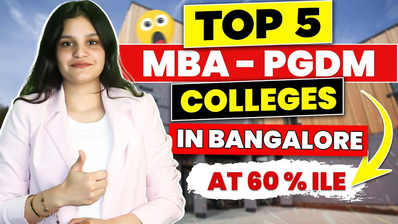 Top 5 MBA & PGDM Colleges in Bangalore at 60-70%ile 😱 | Admission | Fees & Placements | Coupon Code