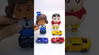 Satisfying Unboxing Shinchan, Police Girl Toys ASMR Funny Videos #shinchan