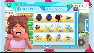 Adopt me inventory tour! (After being hacked)
