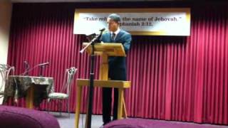 First Talk in Foreign Language Congregation - Japanese