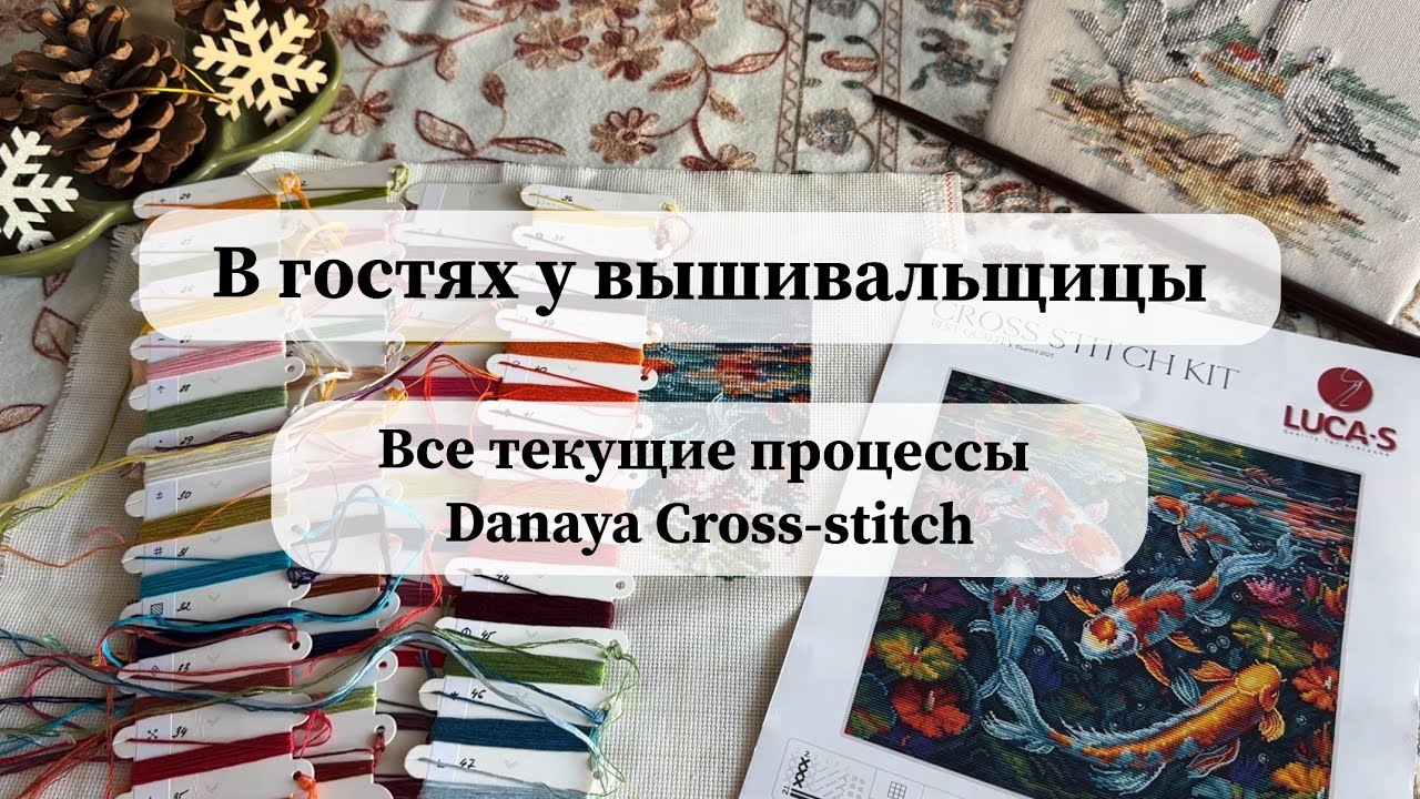 В гостях у вышивальщицы | Все процессы Оли