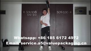 TLEN1094 Drop test of 500g coffee bag Matte BOPP18 VMPET12 LDPE