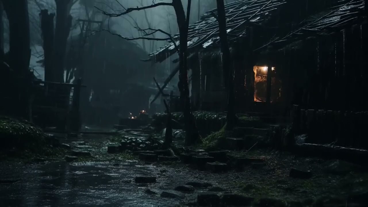 10 Hours of Thunderstorm & Rain Ambience 🌧️ | Soothing Sounds for Deep Sleep & Meditation 🌙💤