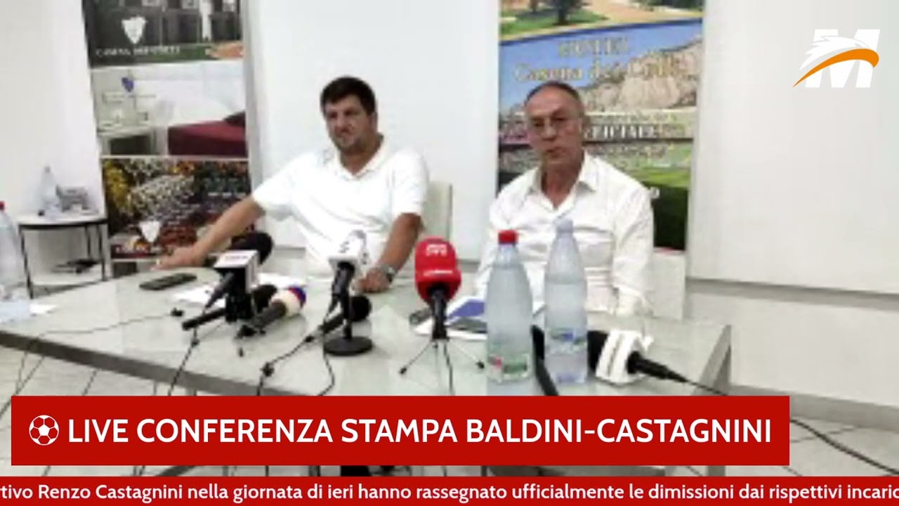 Conferenza Baldini e Castagnini, l'addio improvviso al Palermo by Mediagol.it