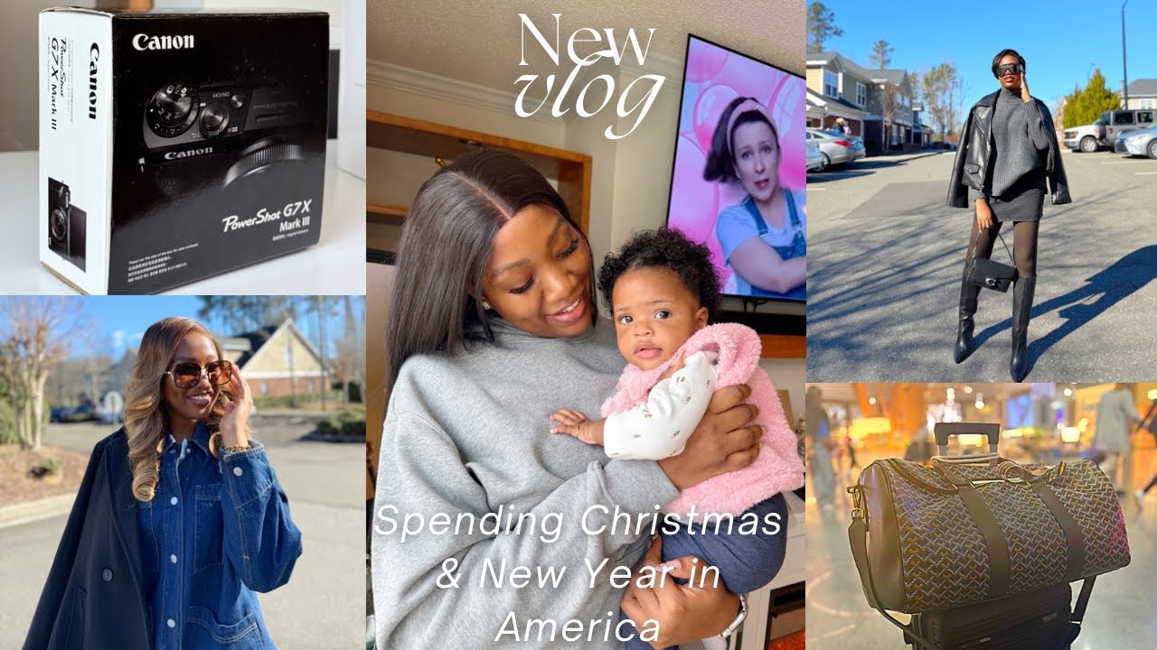 Christmas & New Year in America with the FAM ❤️ |Shopping + Crossover Nite + New Bag + Appreciation