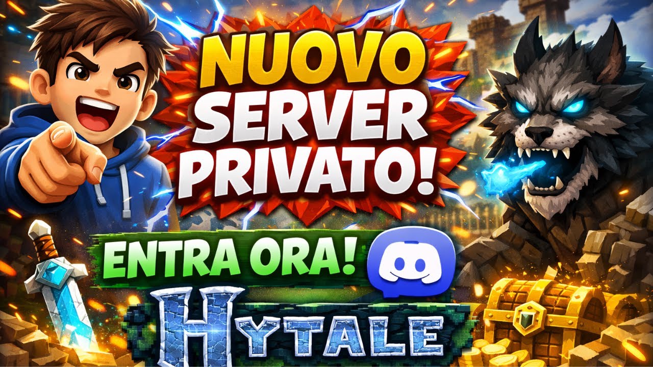 HO CREATO UN SERVER PRIVATO DI HYTALE - Vi mostro TUTTO! 🎮