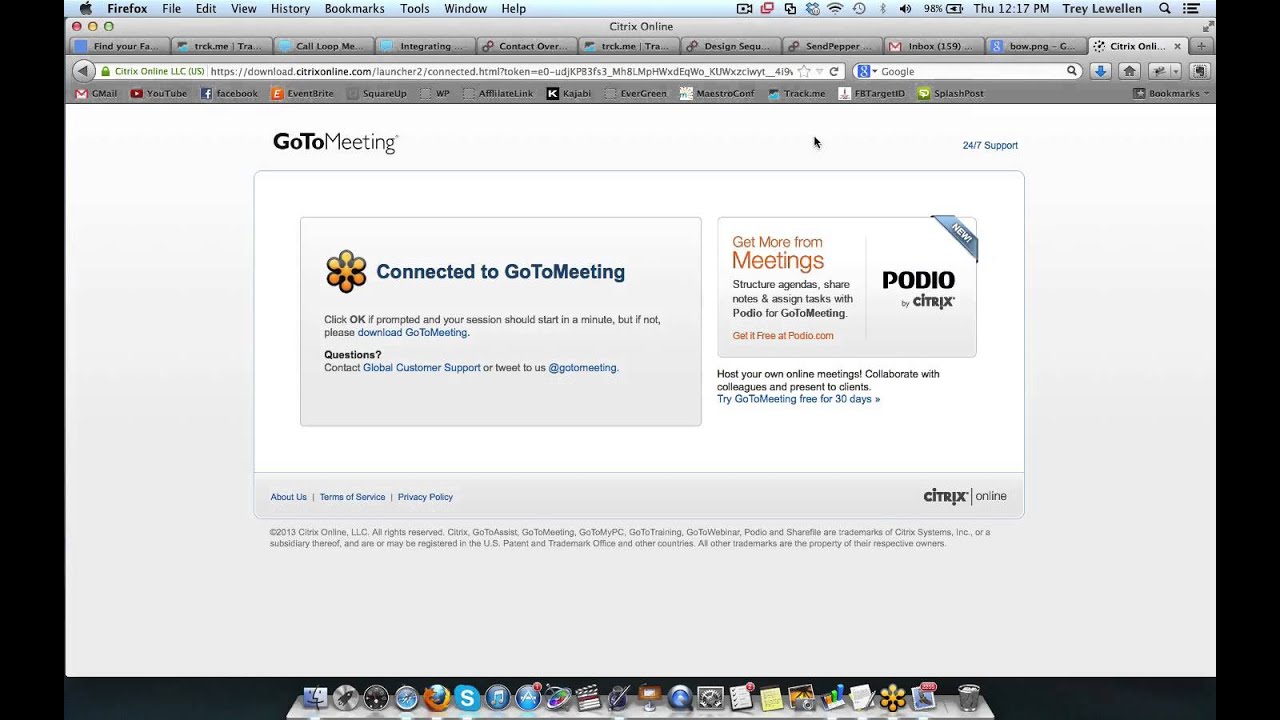 Setting up a GoToMeeting Tutorial