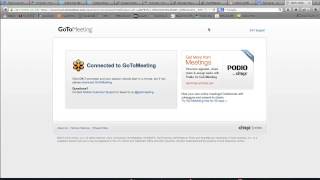 Setting up a GoToMeeting Tutorial