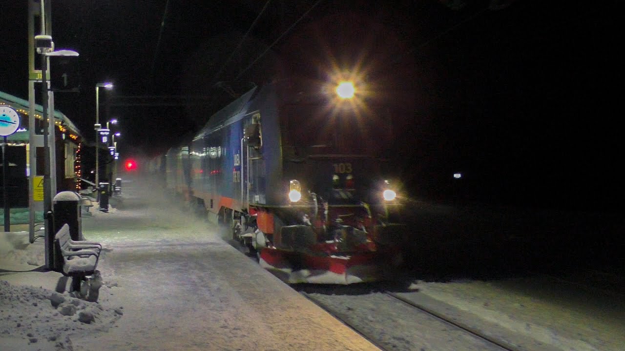 06 & 07/12/2025 Murjek #togtrafikk #trainspotting #sweden #railway #trains #ironore #malmbanan
