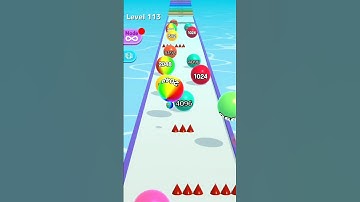 Ball 🏀 Run 2048 Level 113 Gameplay #shorts #gaming #youtubeshorts